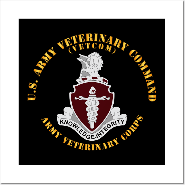 US Veterinary Command - VETCOM - Veterinary Corps Wall Art by twix123844